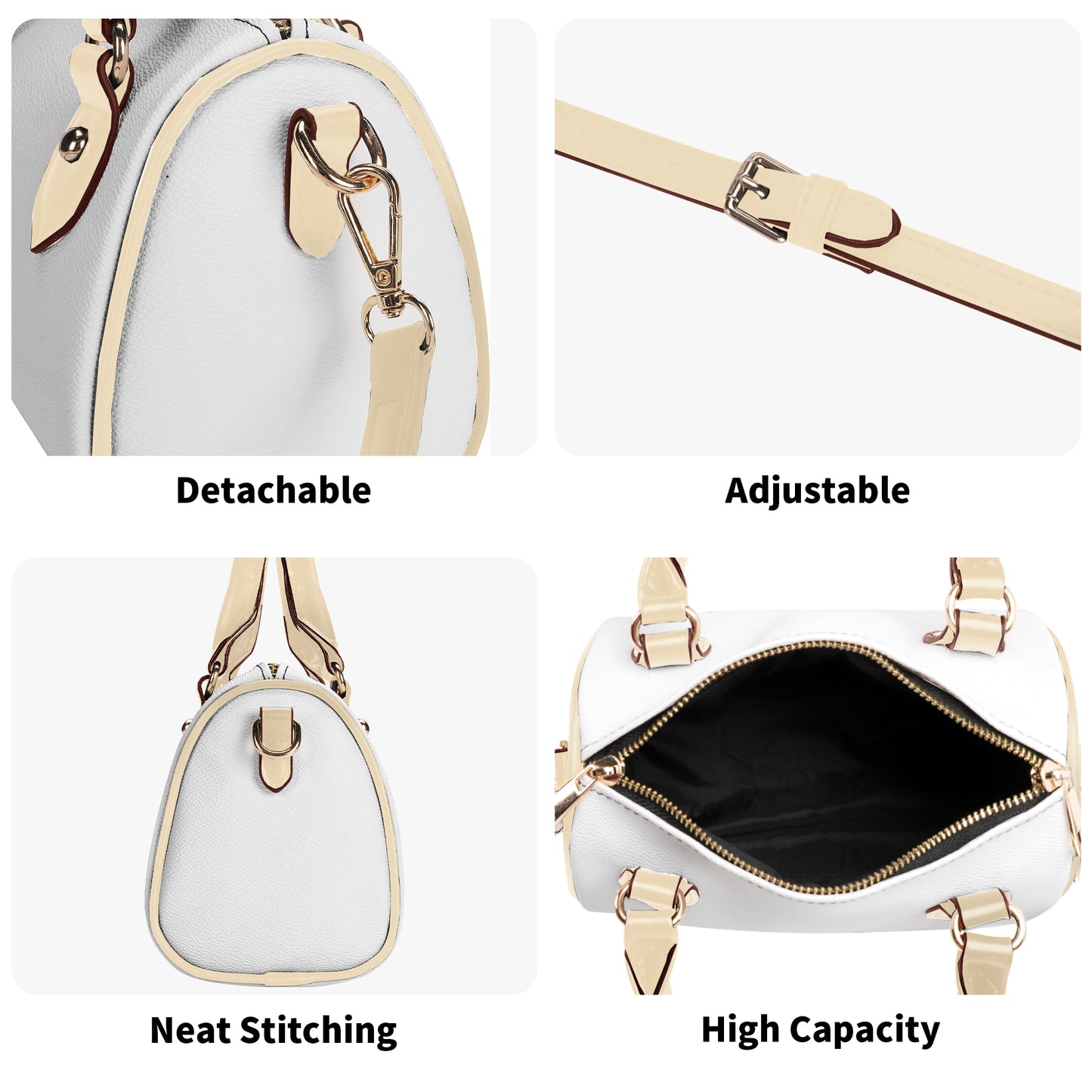 Bolso bandolera Boston pequeño de cuero DAZ Luxury