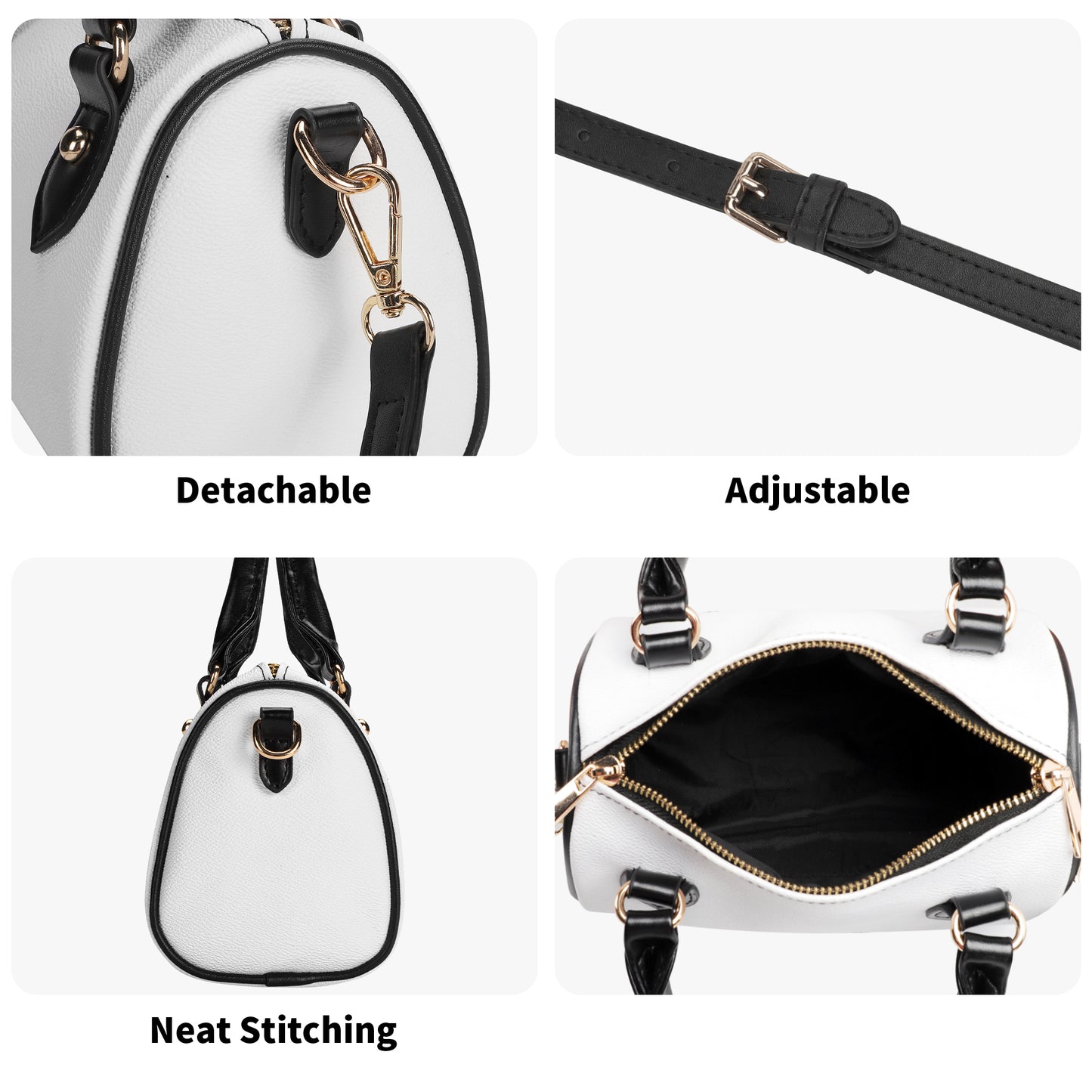 Bolso bandolera Boston pequeño de cuero DAZ Luxury