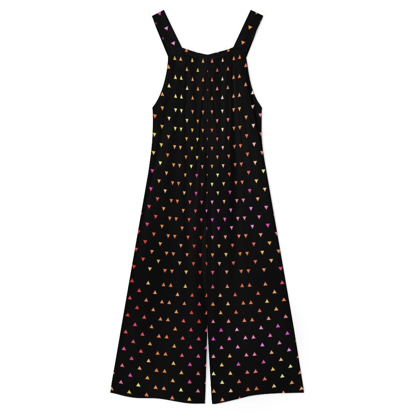 DAZMOND® "Prism Triangle" Wide-Leg Dungarees