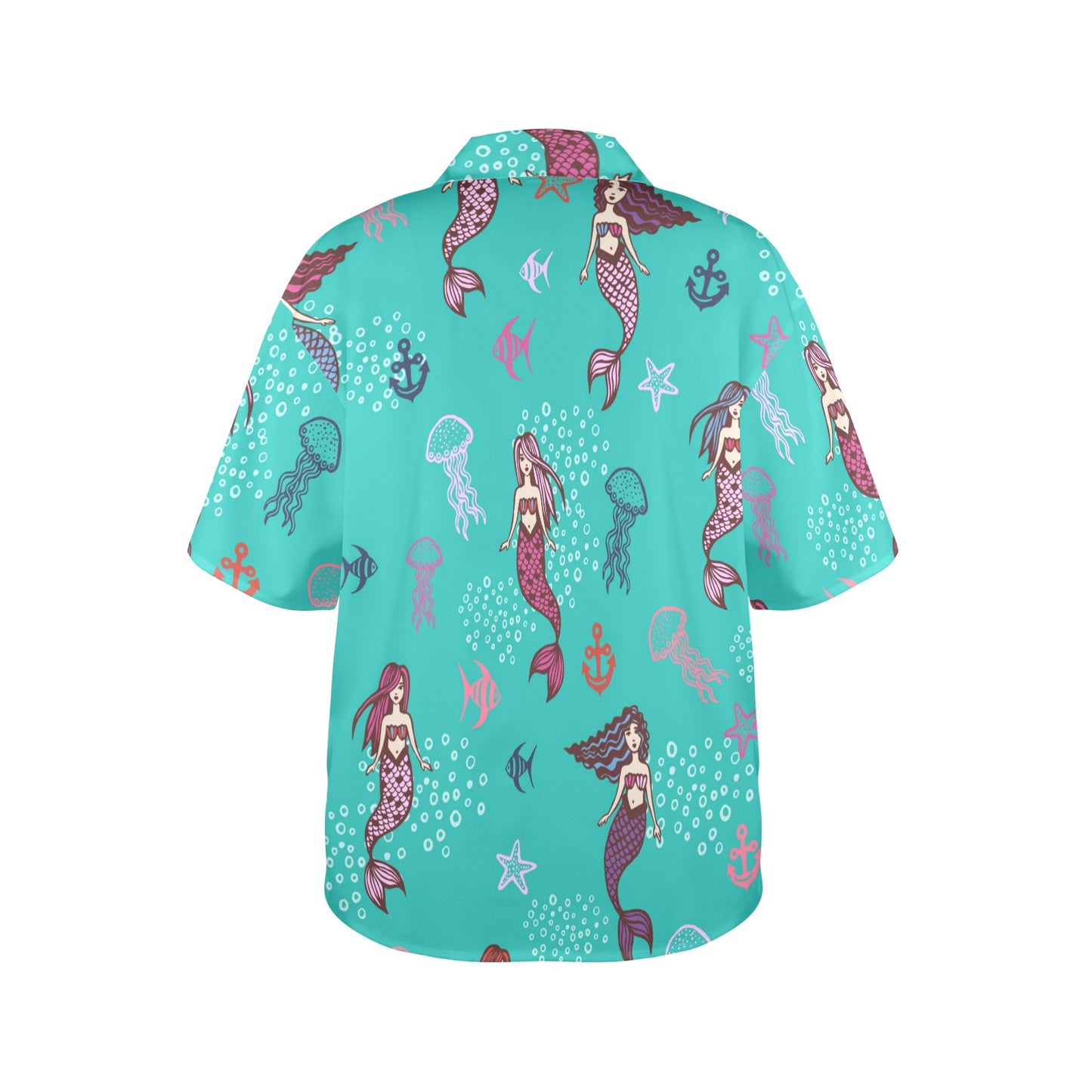 Camisa Hawaiana DAZ Luxury para Mujer (Hecha en Queens)