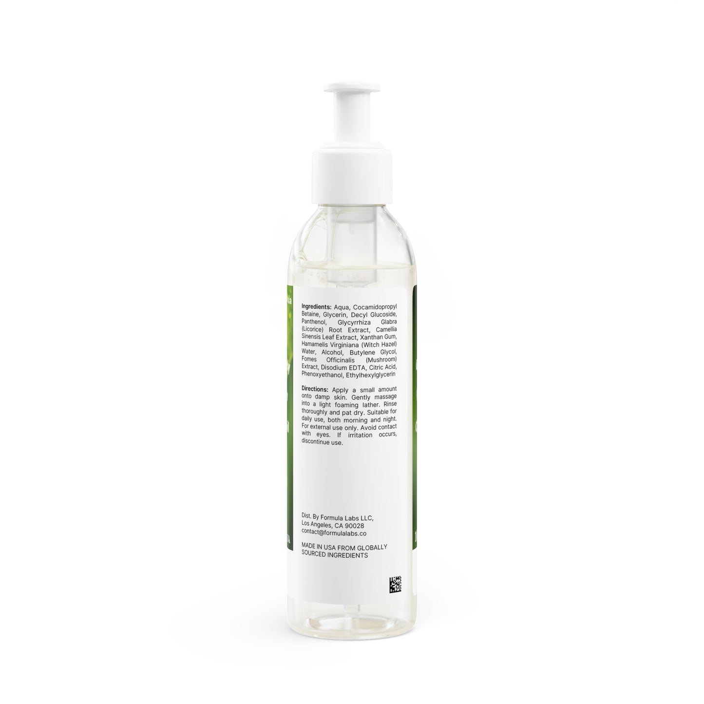 Limpiador suave para rostro y cuerpo DAZ, 6 oz