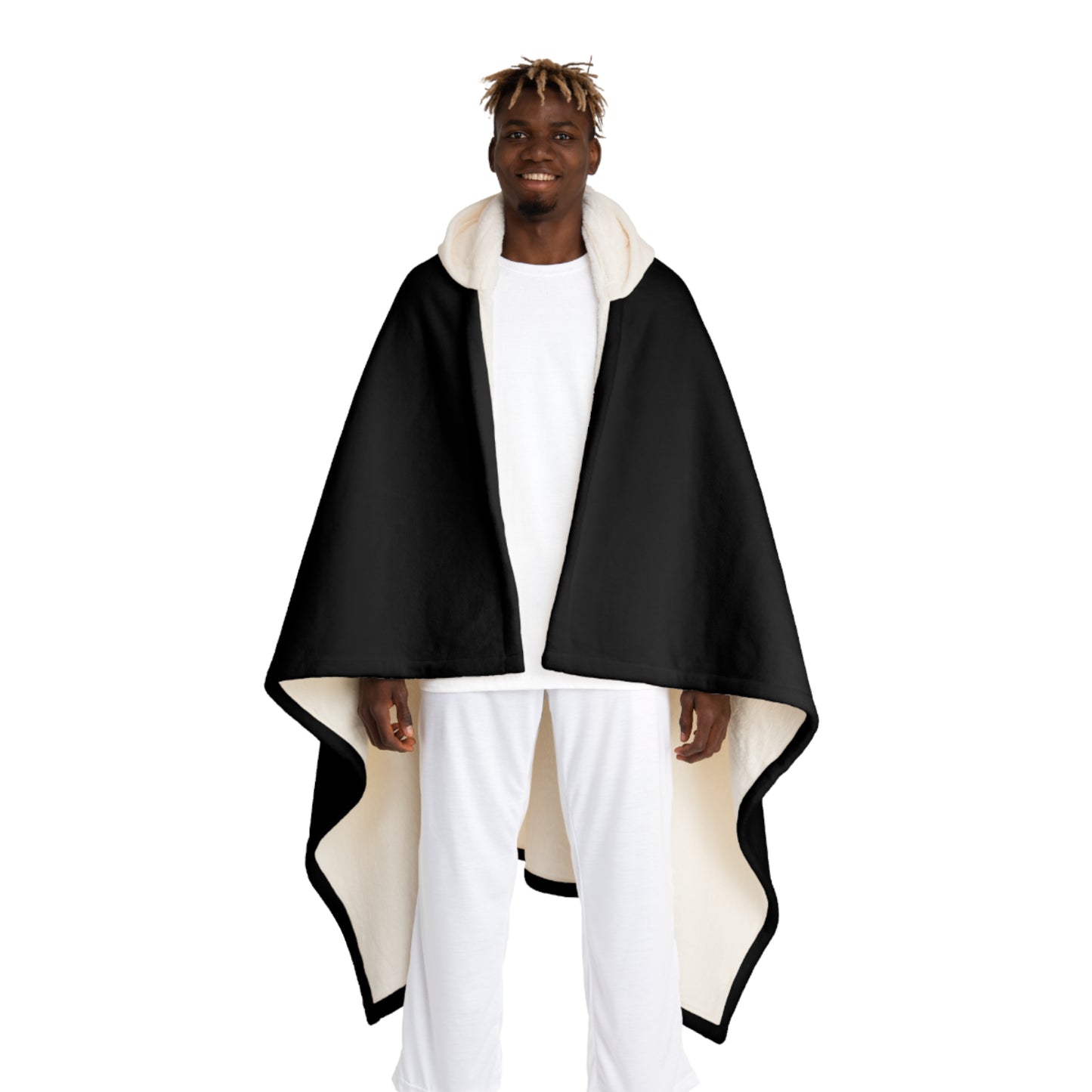 Manta polar Sherpa DAZ con capucha
