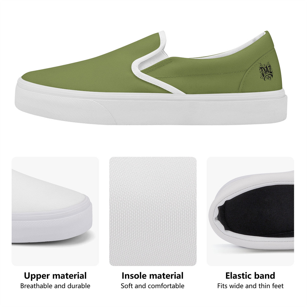 Zapatos de skate sin cordones DAZ Luxury