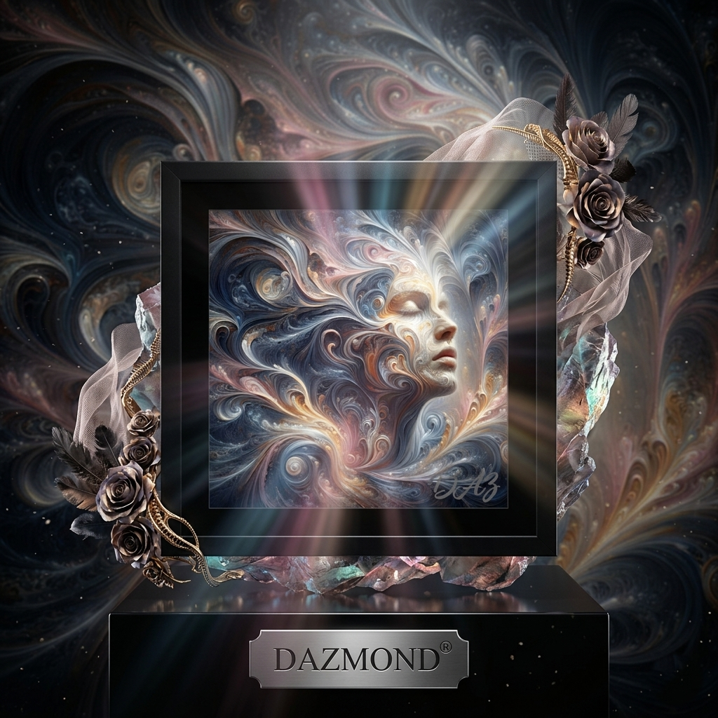 DAZMOND® Art "The Soul’s Awakening" Framed Poster
