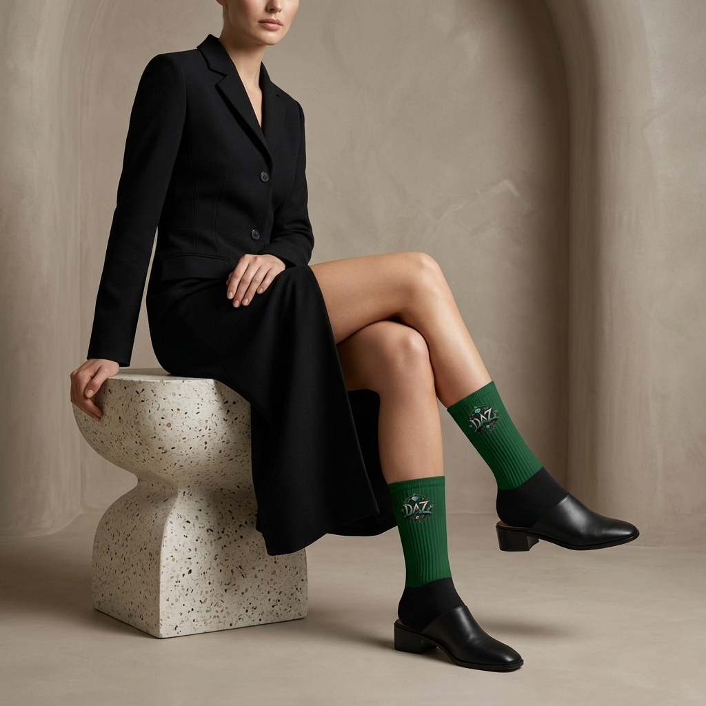 DAZMOND® "Step into Art" Crew Socks