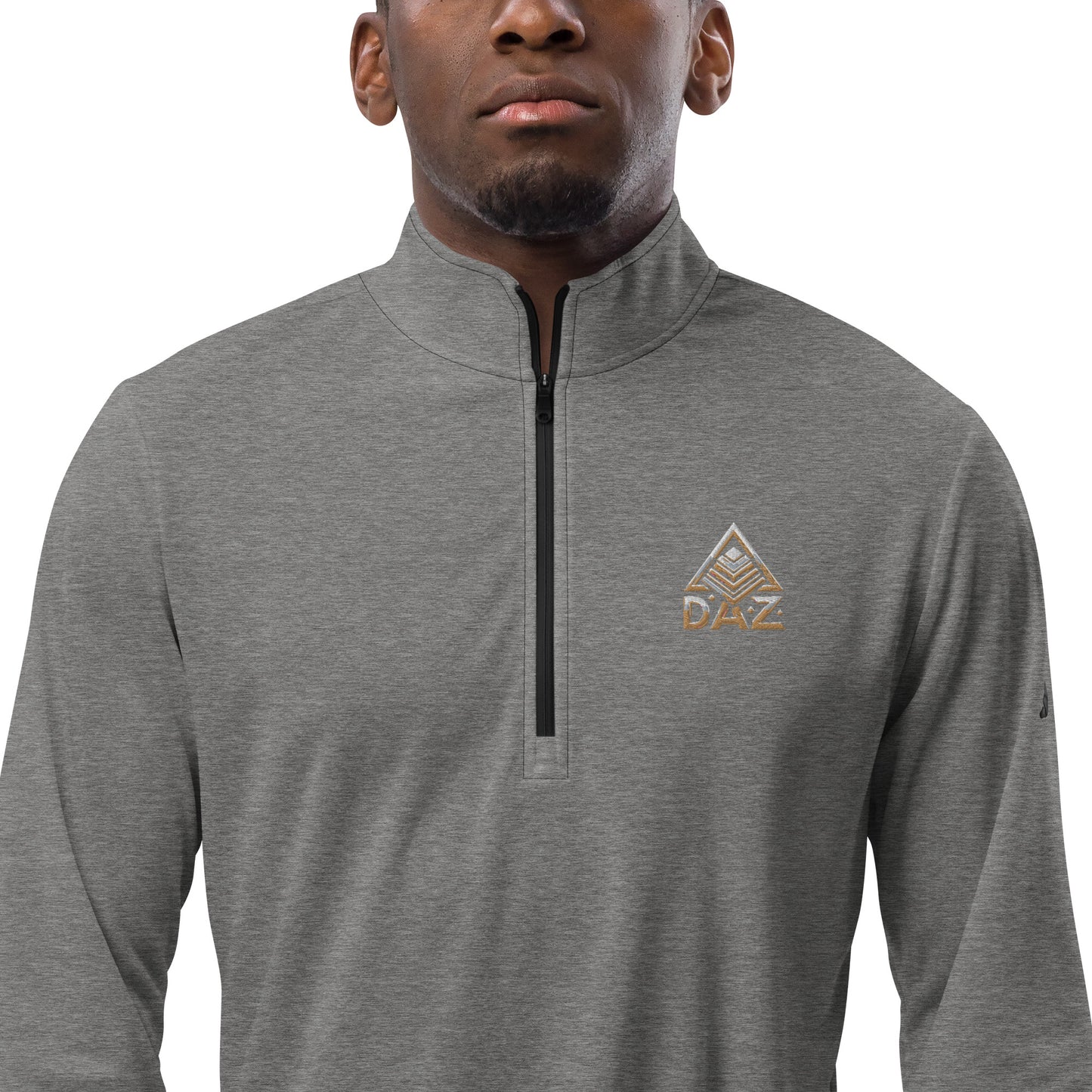 Camiseta DAZ Hombre con cremallera de un cuarto + Adidas