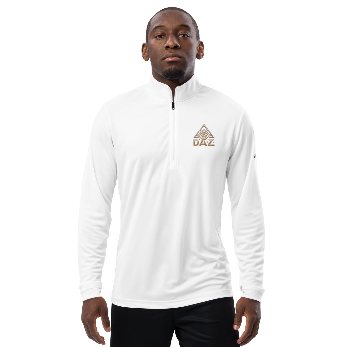 Camiseta DAZ Hombre con cremallera de un cuarto + Adidas
