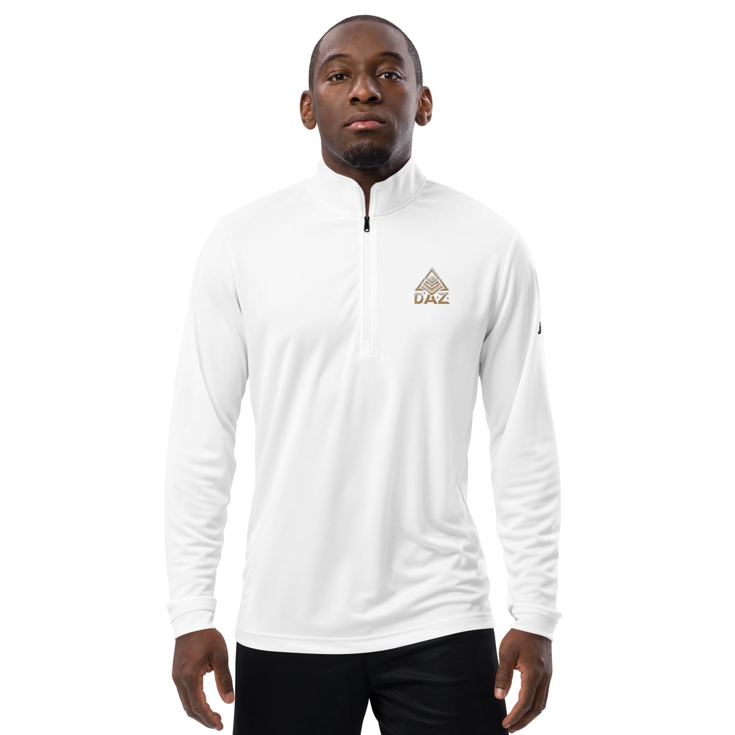 Camiseta DAZ Hombre con cremallera de un cuarto + Adidas