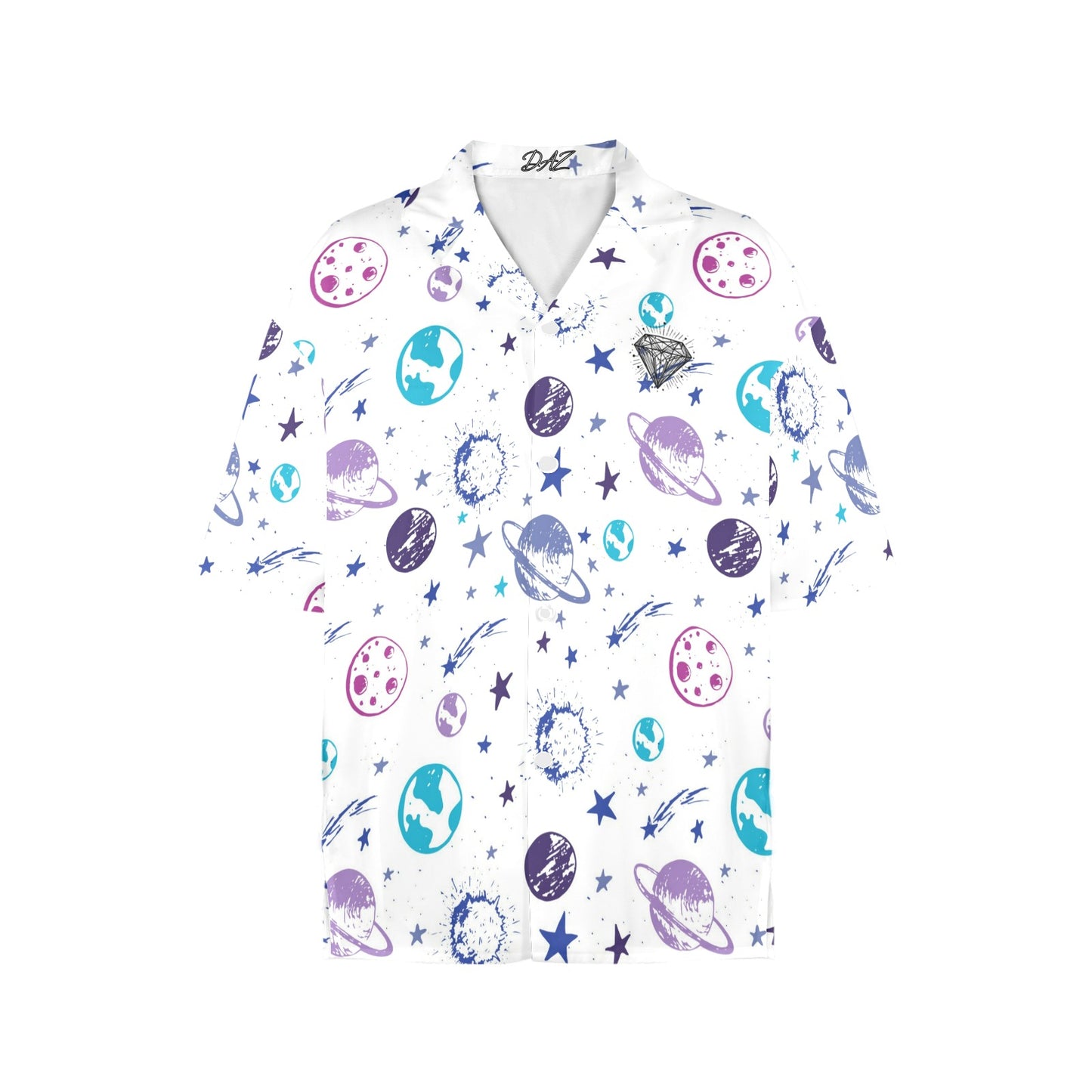 Camisa Hawaiana DAZ Luxury para Mujer (Hecha en Queens)