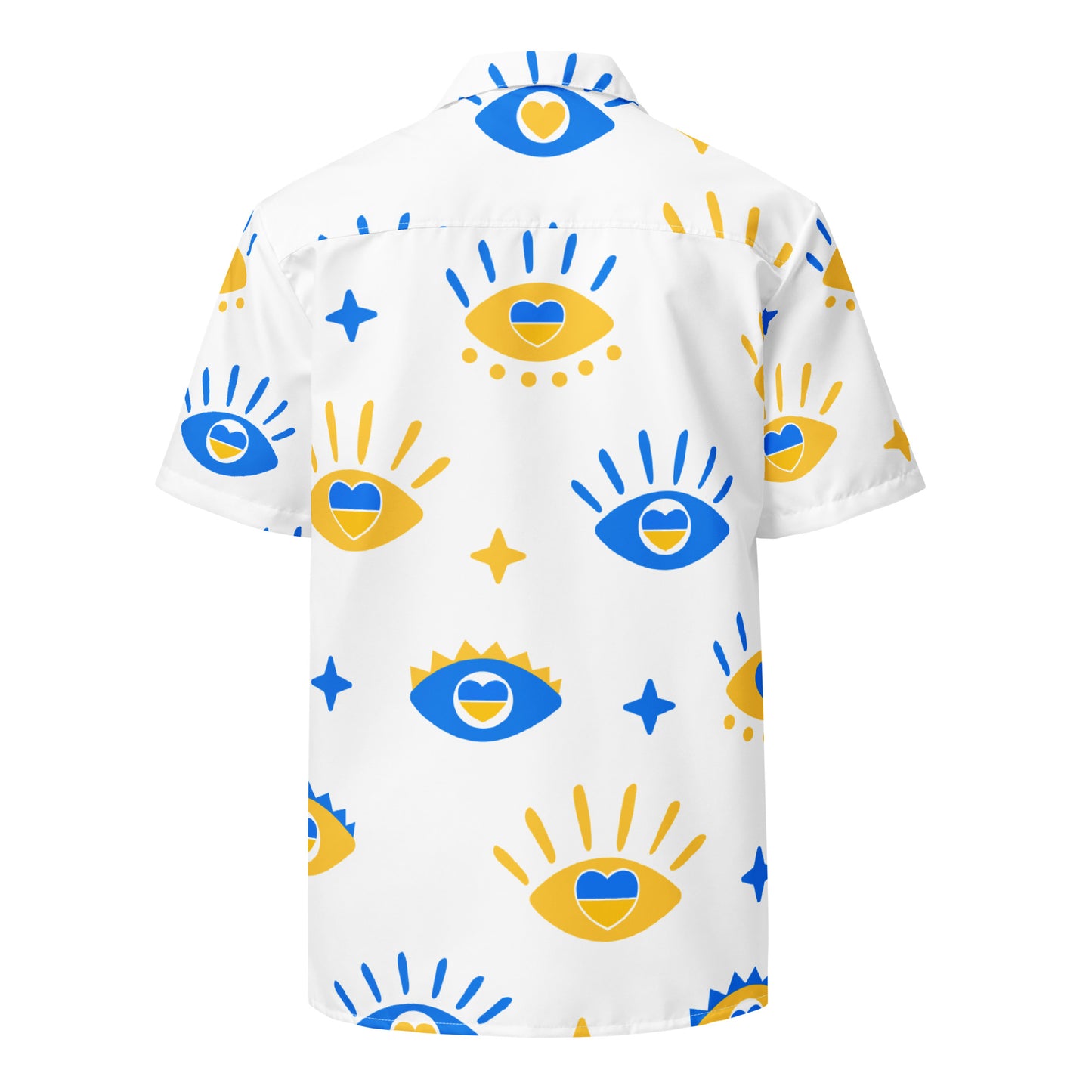 DAZMOND "Oeil Céleste" Resort Shirt