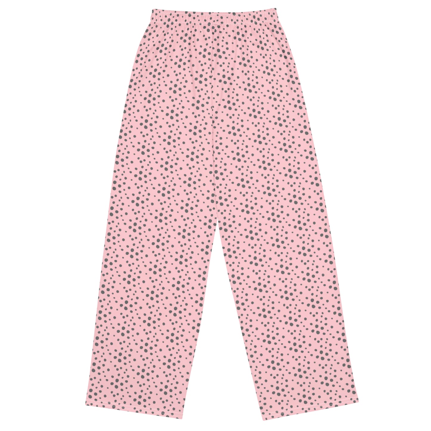 Pantalón ancho DAZ Art con estampado all over rosa