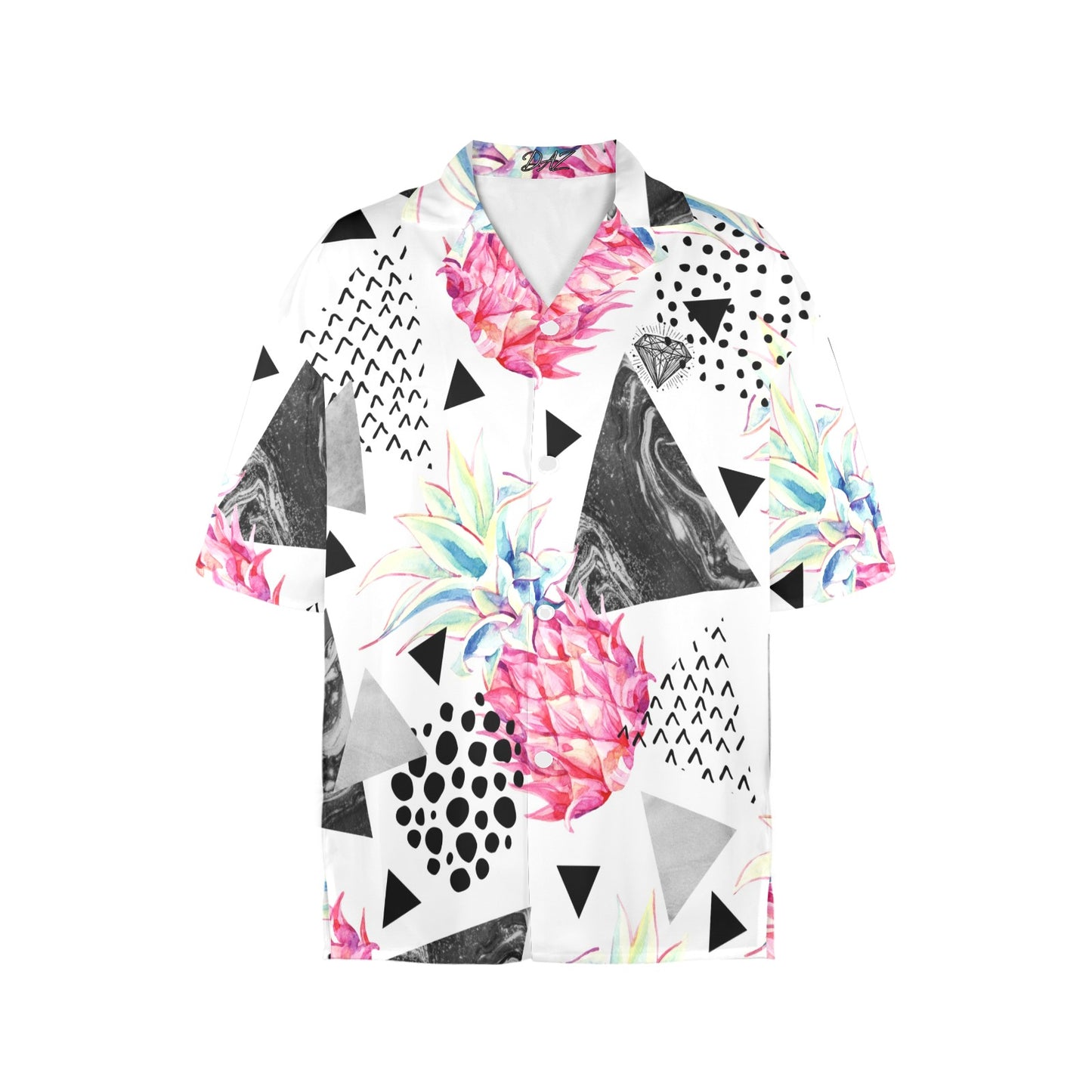 Camisa Hawaiana DAZ Luxury para Mujer (Hecha en Queens)