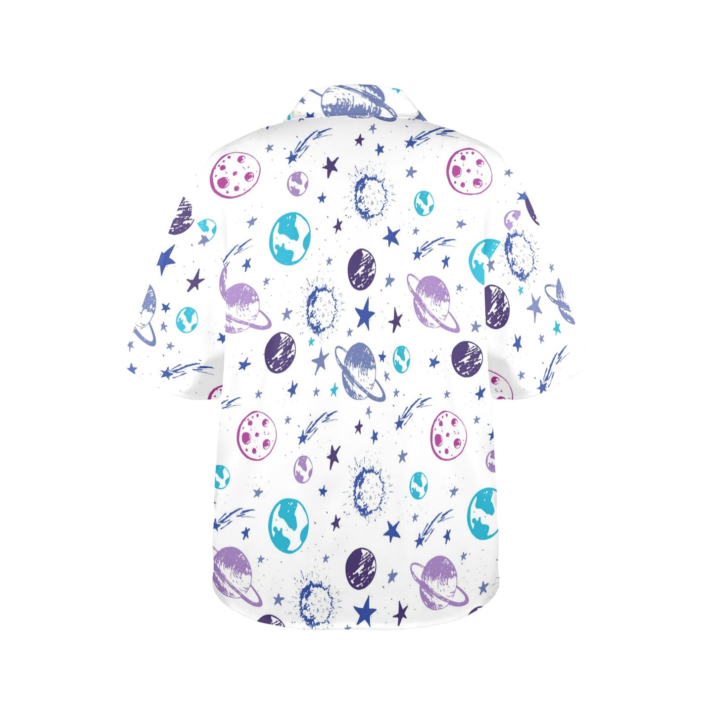 Camisa Hawaiana DAZ Luxury para Mujer (Hecha en Queens)