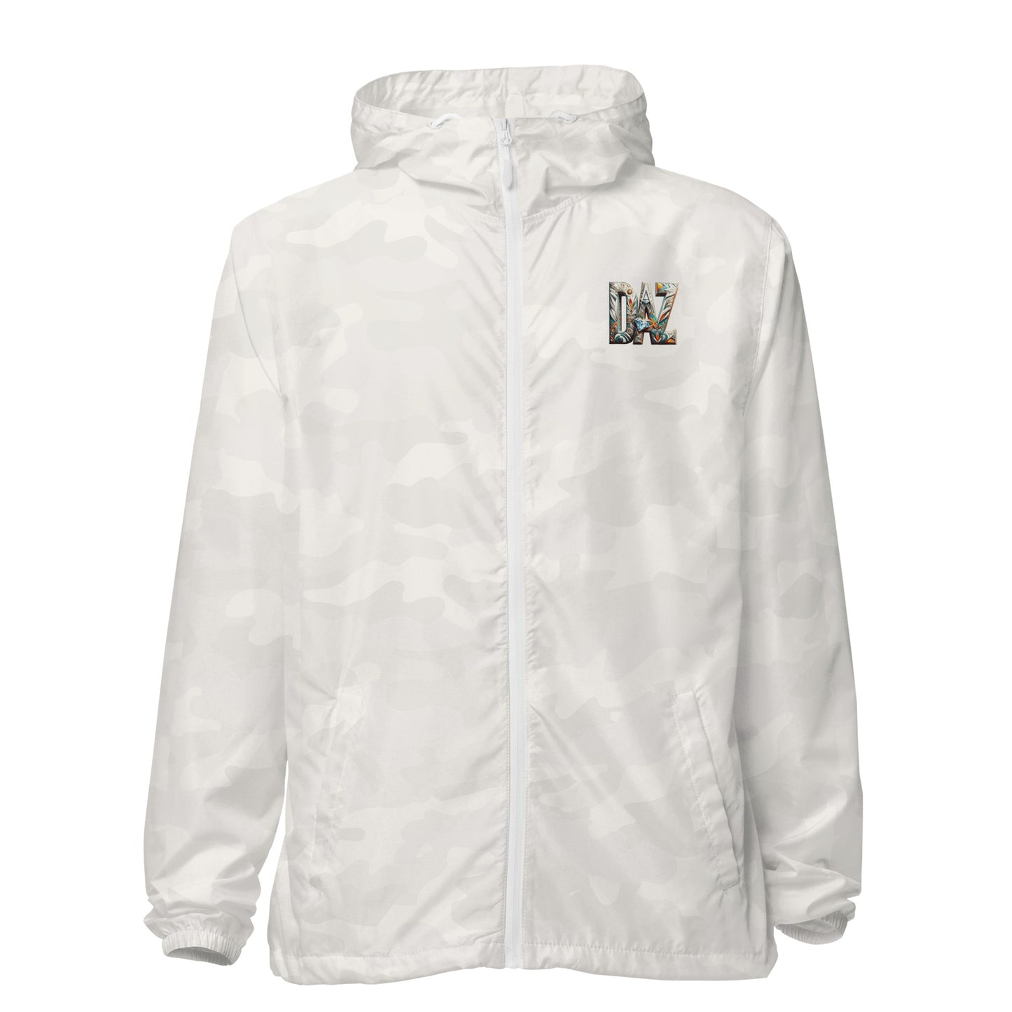 DAZ Women's Lightweight Zip Up Windbreaker