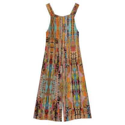 DAZMOND® "Urban Collage" Wide-Leg Dungarees