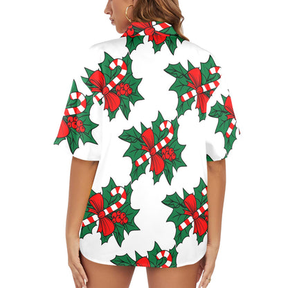 Camisa Hawaiana DAZ Luxury para Mujer (Hecha en Queens)