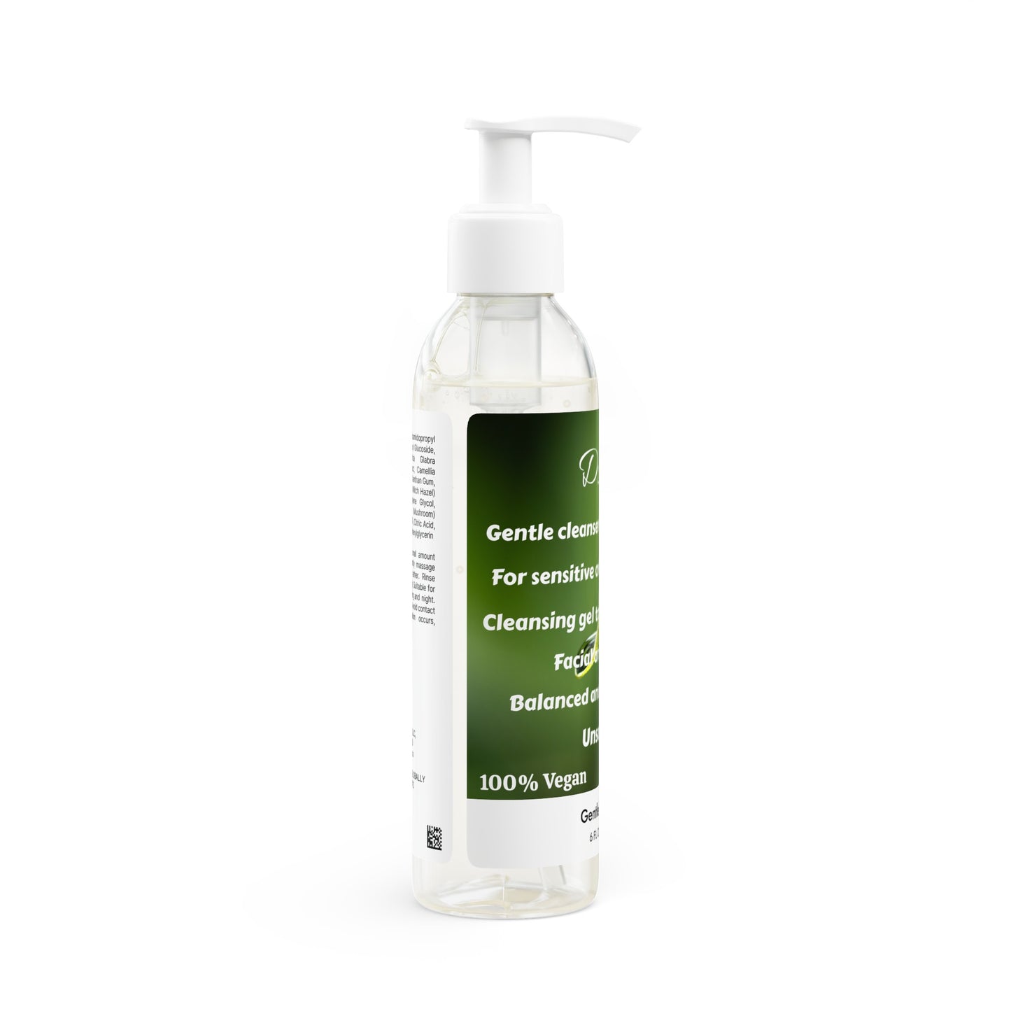 Limpiador suave para rostro y cuerpo DAZ, 6 oz