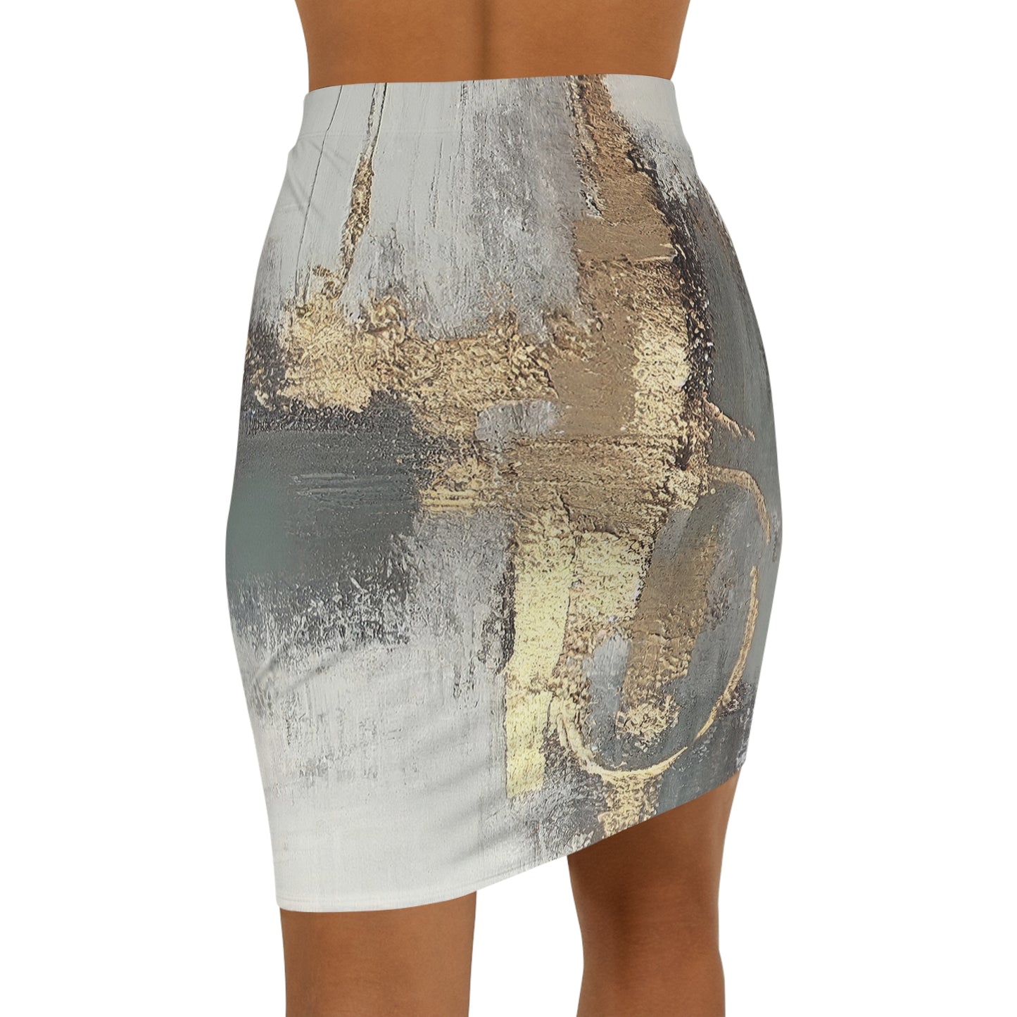 Falda lápiz DAZ Luxury Art de cintura media para mujer