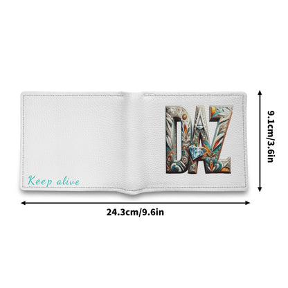 Cartera minimalista de cuero sintético DAZ para hombre