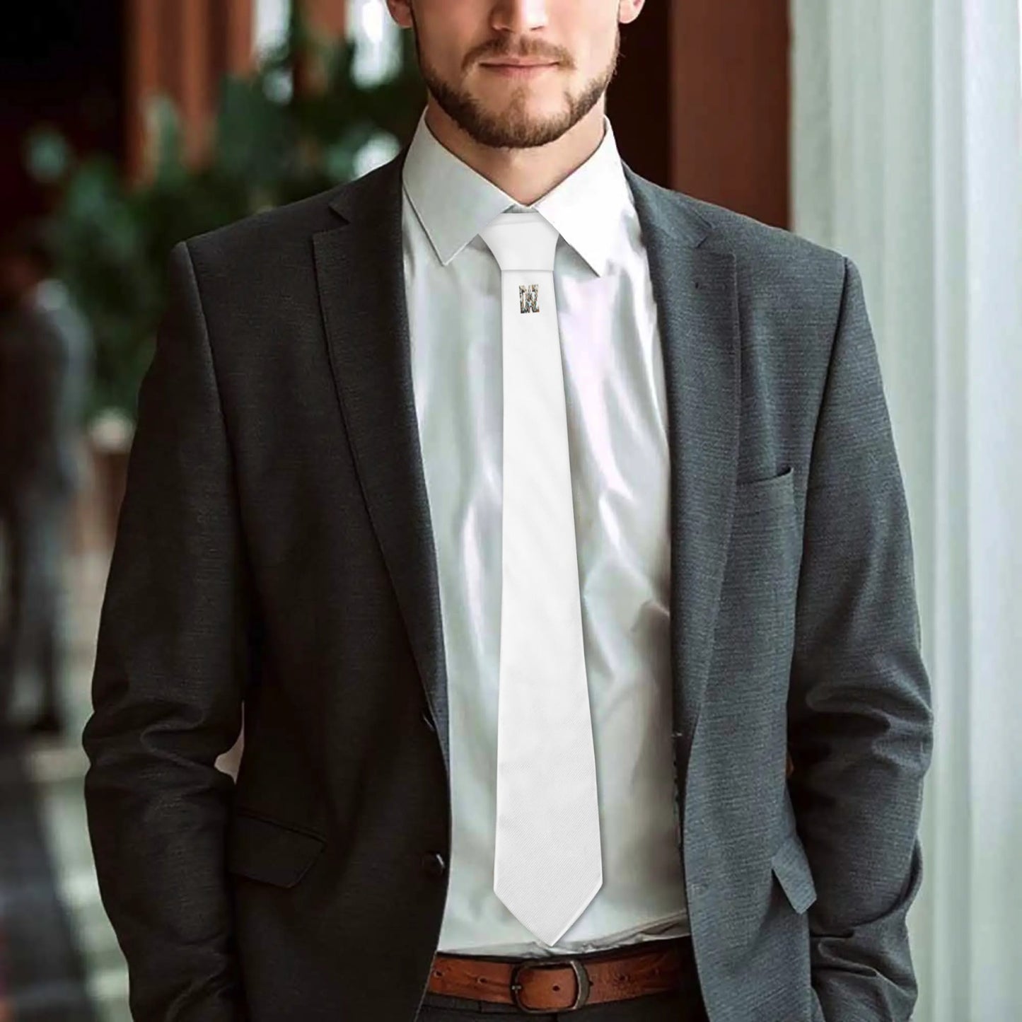 Corbata tipo bandana DAZ con estampado integral