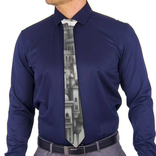 Corbata tipo bandana DAZ con estampado integral