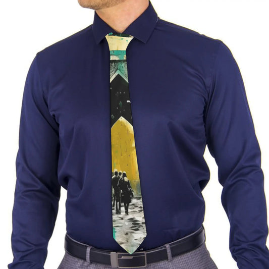Corbata tipo bandana DAZ con estampado integral
