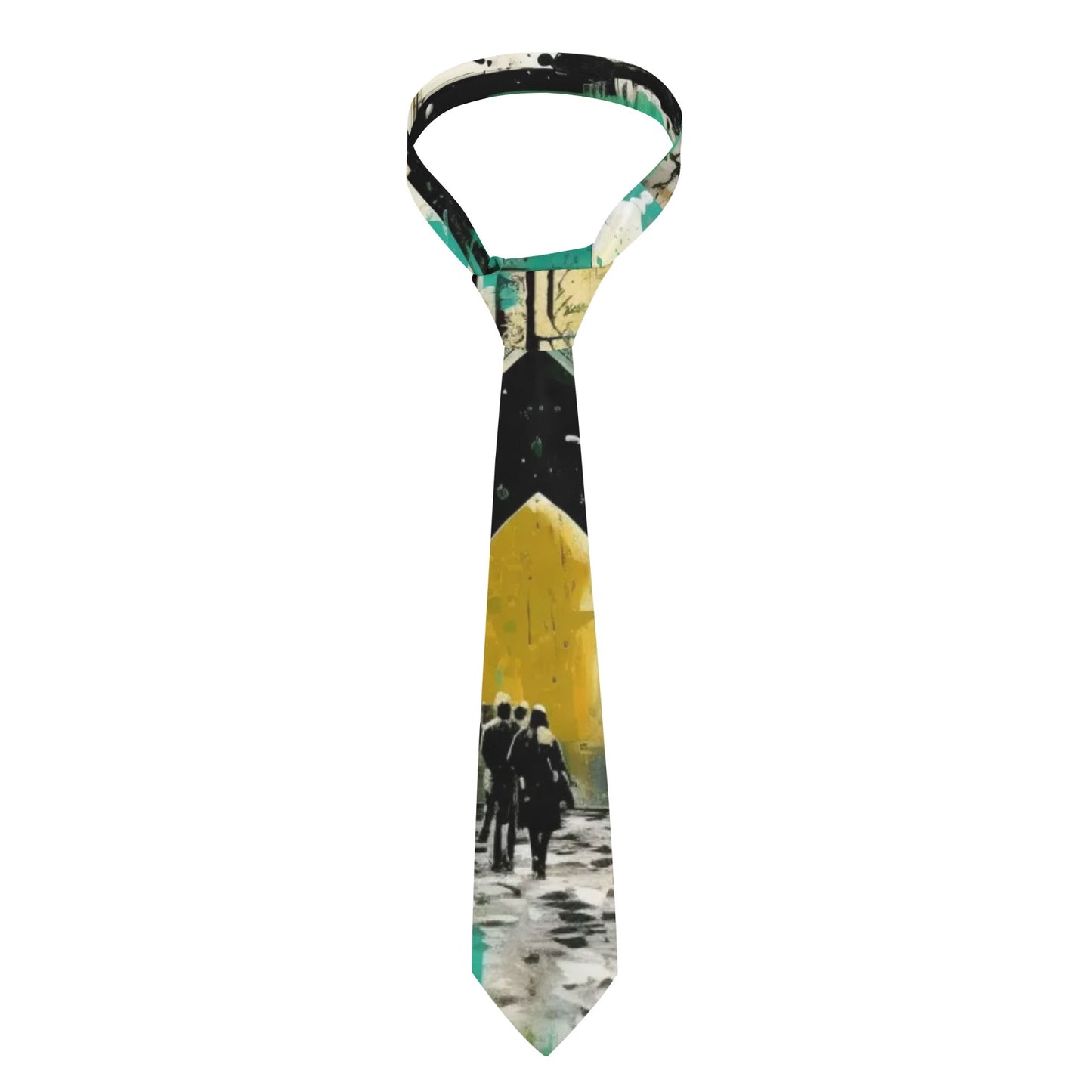 Corbata tipo bandana DAZ con estampado integral
