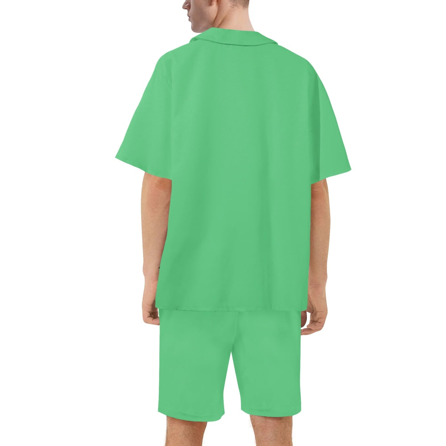 Conjunto de camisa y pantalones cortos DAZ Premium hawaianos de manga corta y corte regular para hombre