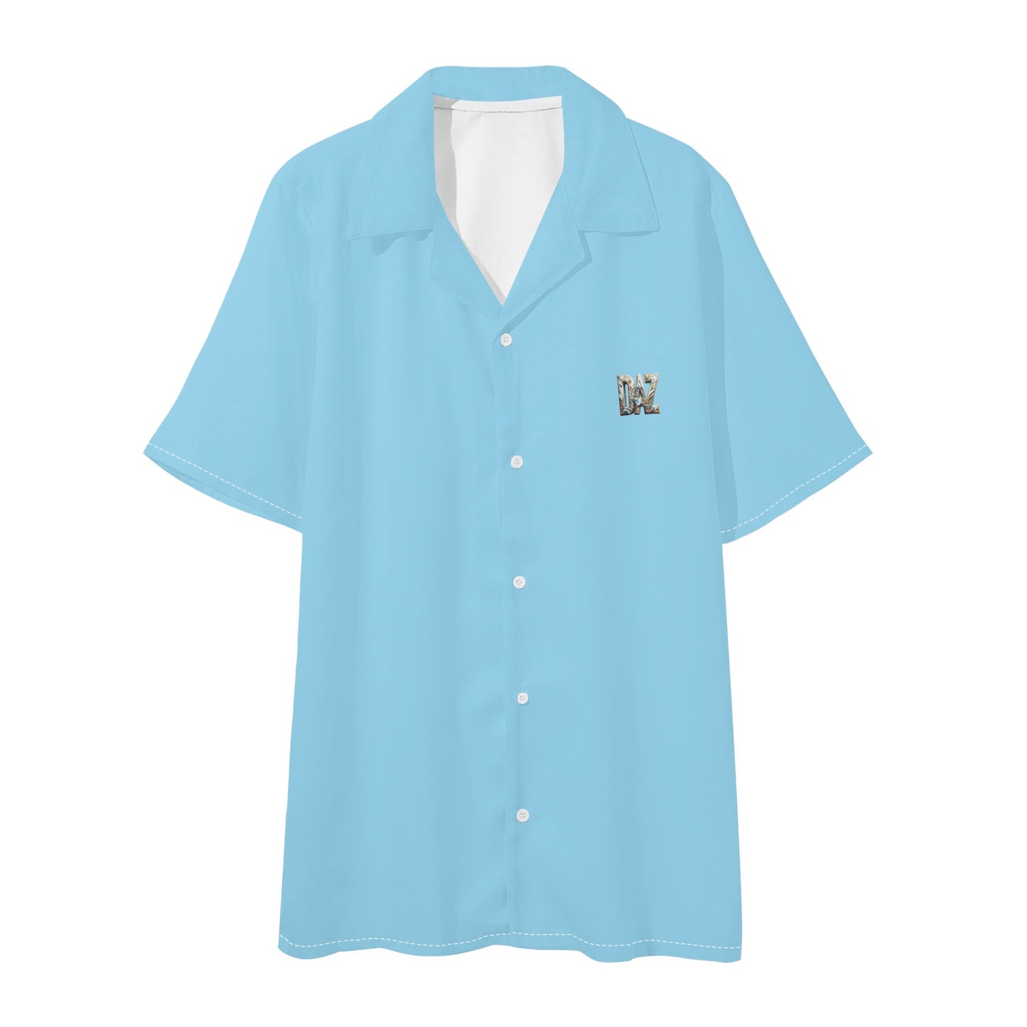 Conjunto de camisa y pantalones cortos DAZ Premium hawaianos de manga corta y corte regular para hombre