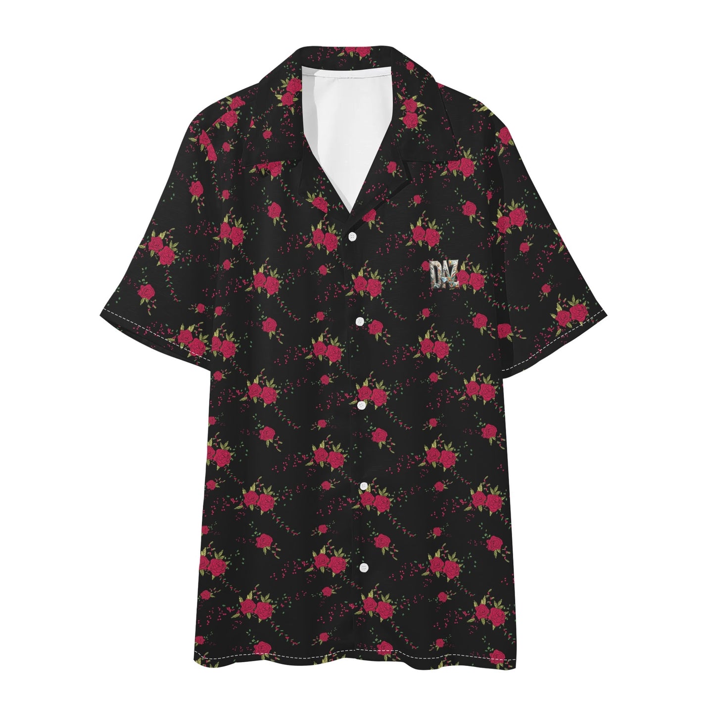 Conjunto de camisa y pantalones cortos DAZ Premium hawaianos de manga corta y corte regular para hombre