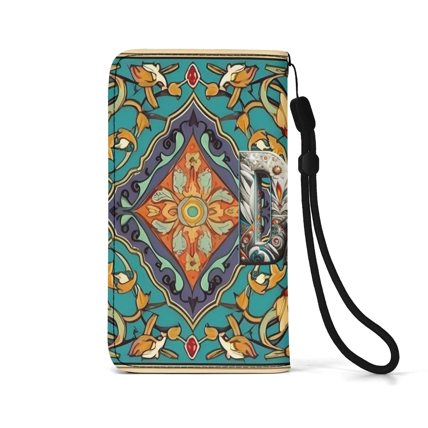 Funda de cuero sintético DAZ Premium con tapa para teléfono