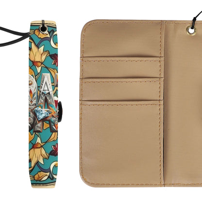 Funda de cuero sintético DAZ Premium con tapa para teléfono