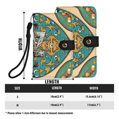 Funda de cuero sintético DAZ Premium con tapa para teléfono