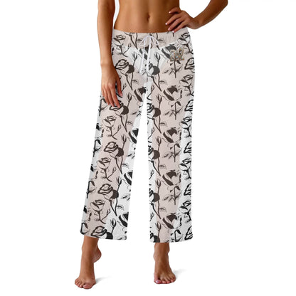 Traje de baño de pierna recta DAZ Luxury con pantalones transparentes para mujer