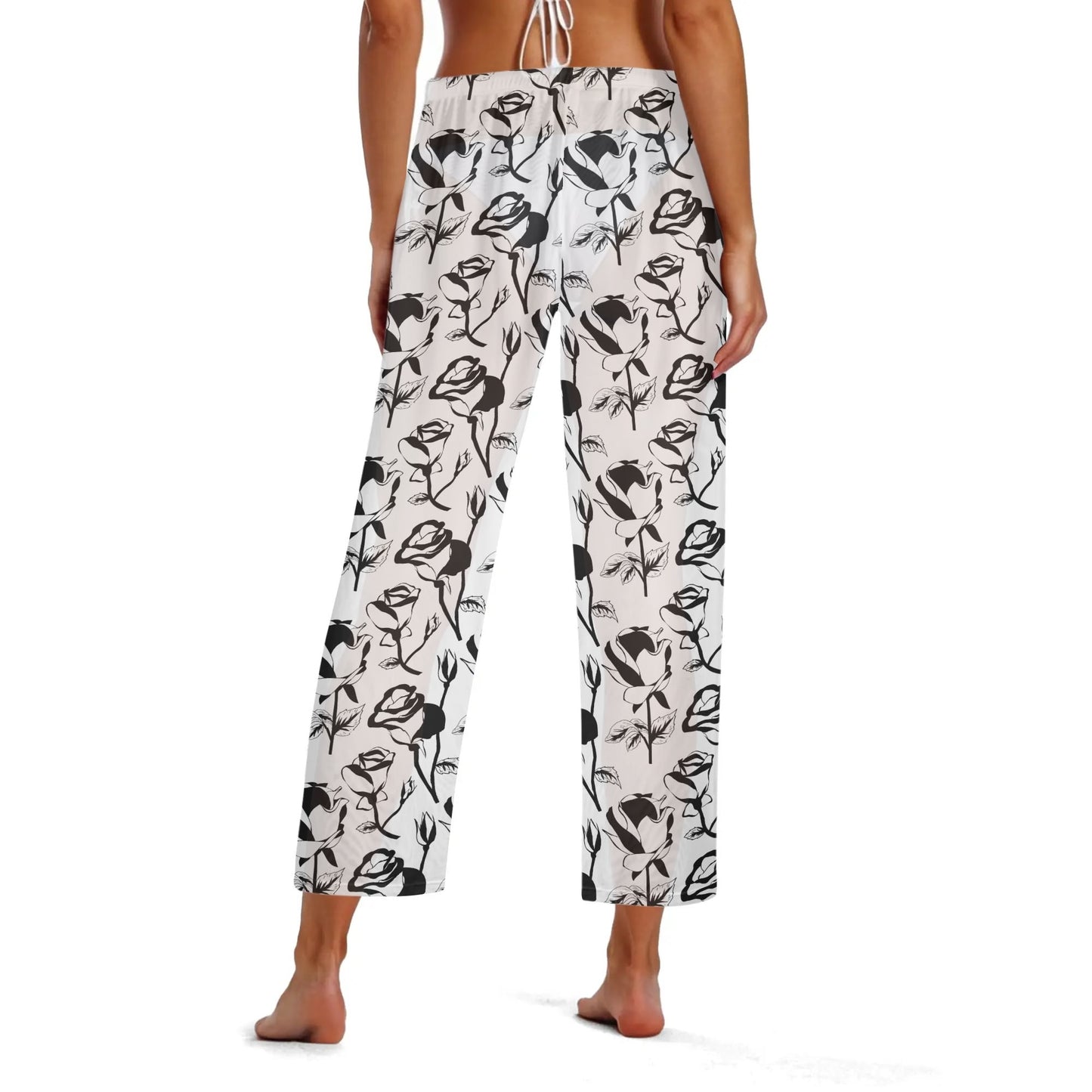 Traje de baño de pierna recta DAZ Luxury con pantalones transparentes para mujer