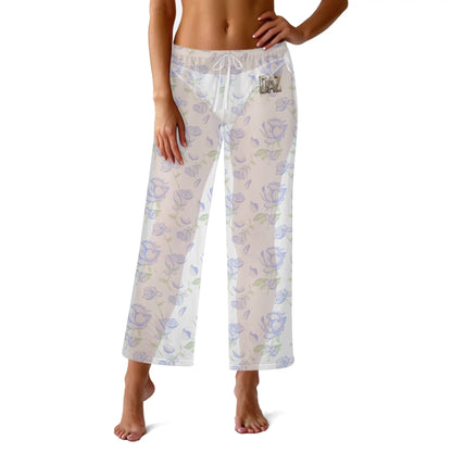 Traje de baño de pierna recta DAZ Luxury con pantalones transparentes para mujer