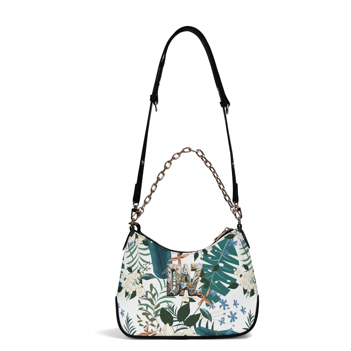 Bolso de hombro DAZ Luxury para mujer con decoración de cadena