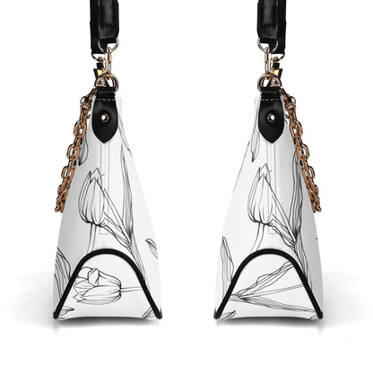 Bolso de hombro DAZ Luxury para mujer con decoración de cadena