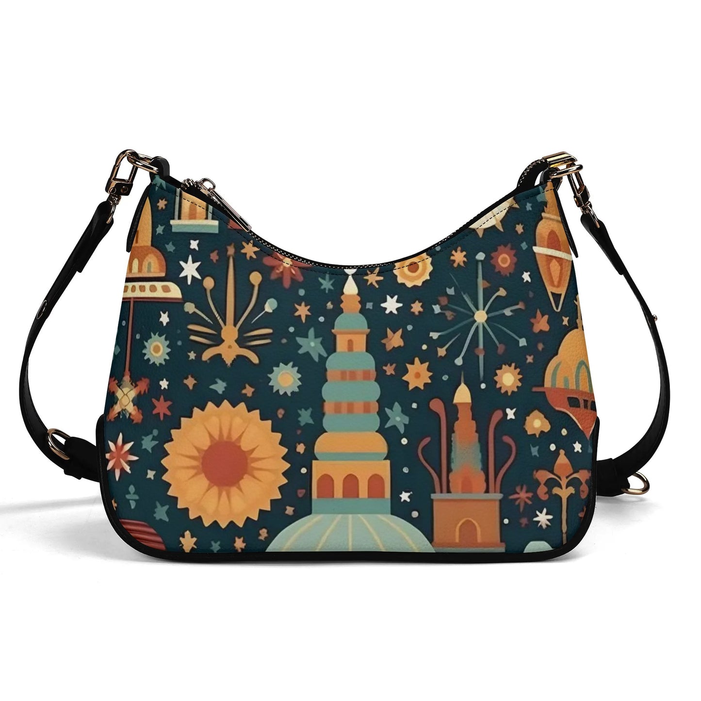 Bolso de hombro DAZ Luxury para mujer con decoración de cadena