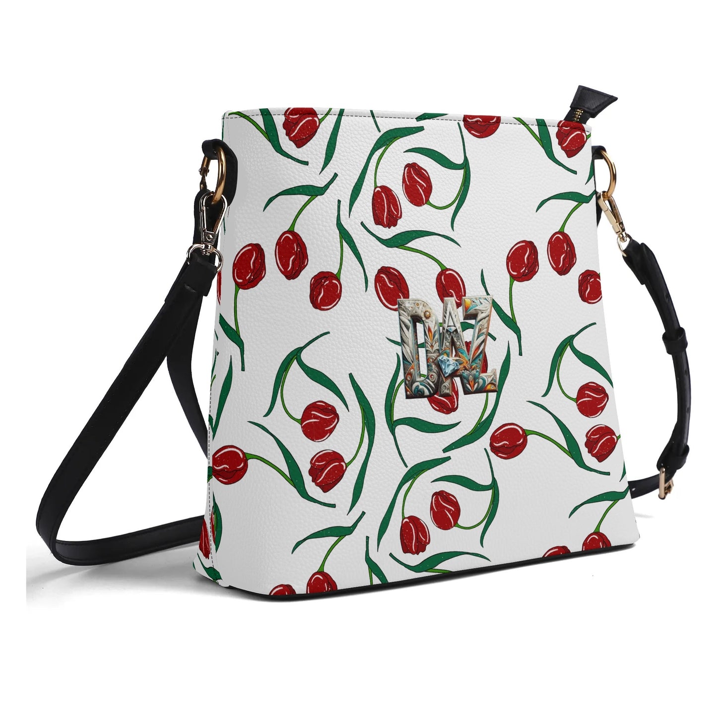 Bolso bandolera DAZ Luxury tipo cubo de PU para mujer