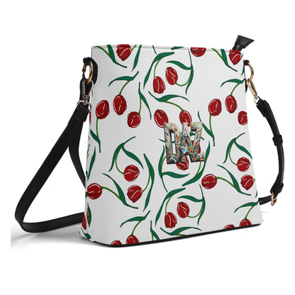 Bolso bandolera DAZ Luxury tipo cubo de PU para mujer
