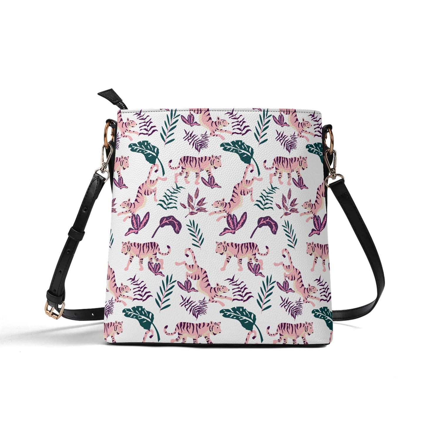Bolso bandolera DAZ Luxury tipo cubo de PU para mujer