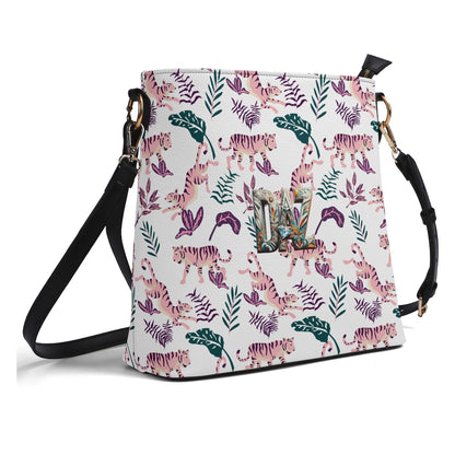 Bolso bandolera DAZ Luxury tipo cubo de PU para mujer