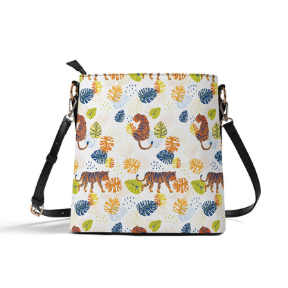 Bolso bandolera DAZ Luxury tipo cubo de PU para mujer