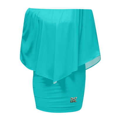 Vestido DAZ Luxury cruzado con hombros descubiertos para mujer