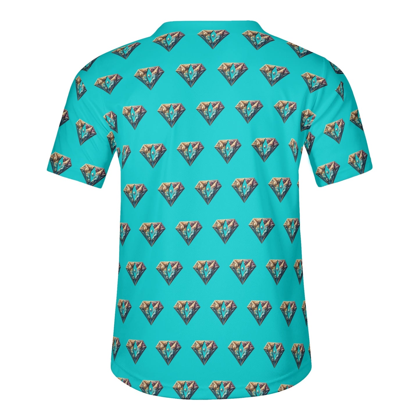 Camiseta de béisbol DAZ de manga corta para hombre