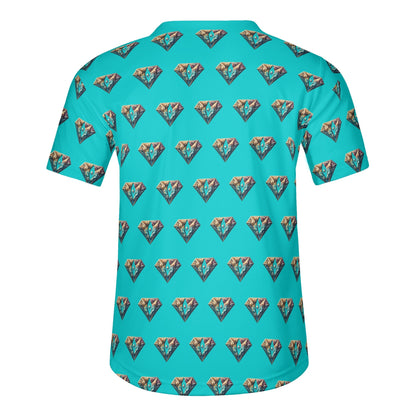 Camiseta de béisbol DAZ de manga corta para hombre