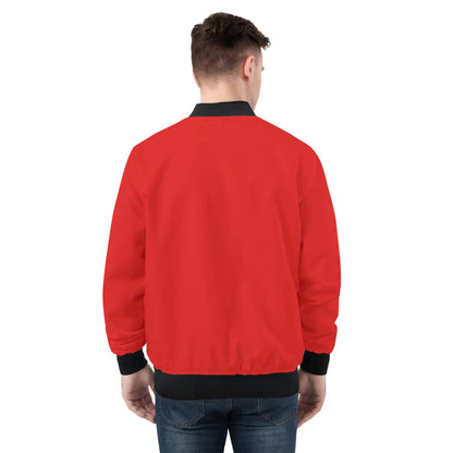 DAZ Men's All-Over Print Zip Up Bomber Jacket