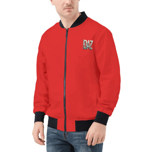 Chaqueta bomber DAZ con cremallera y estampado integral para hombre