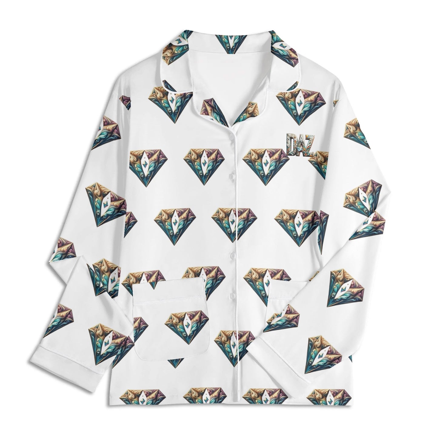 Conjunto de pijama DAZ Luxury de manga larga para hombre